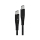 Kabel ExtraLink Smart Life Braided 100W  480 Mbps, 20V 5A USB-C 2m Czarny